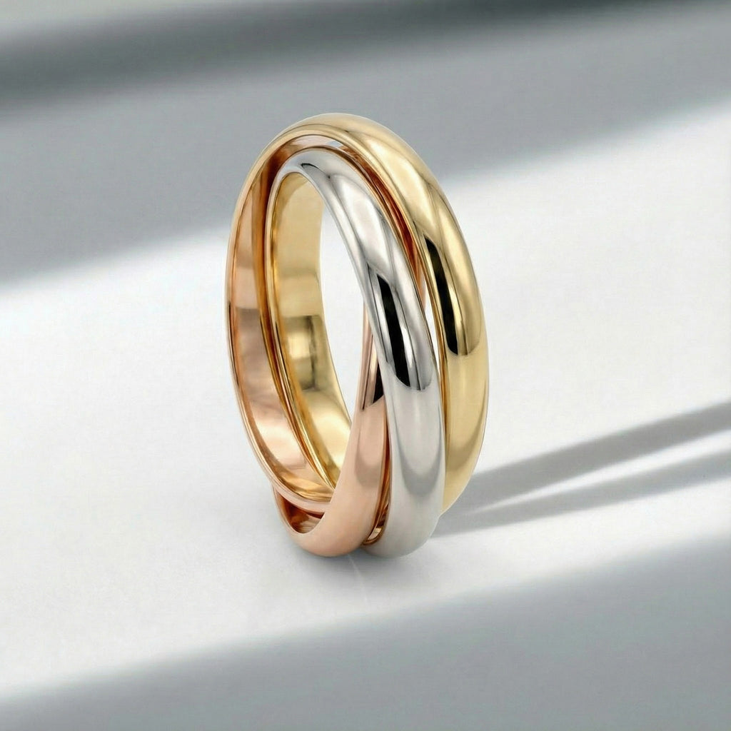 Vicenza CloseOut - 9K Yellow Gold Trinity Ring_8280932_5