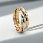 Vicenza CloseOut - 9K Yellow Gold Trinity Ring_8280932_5