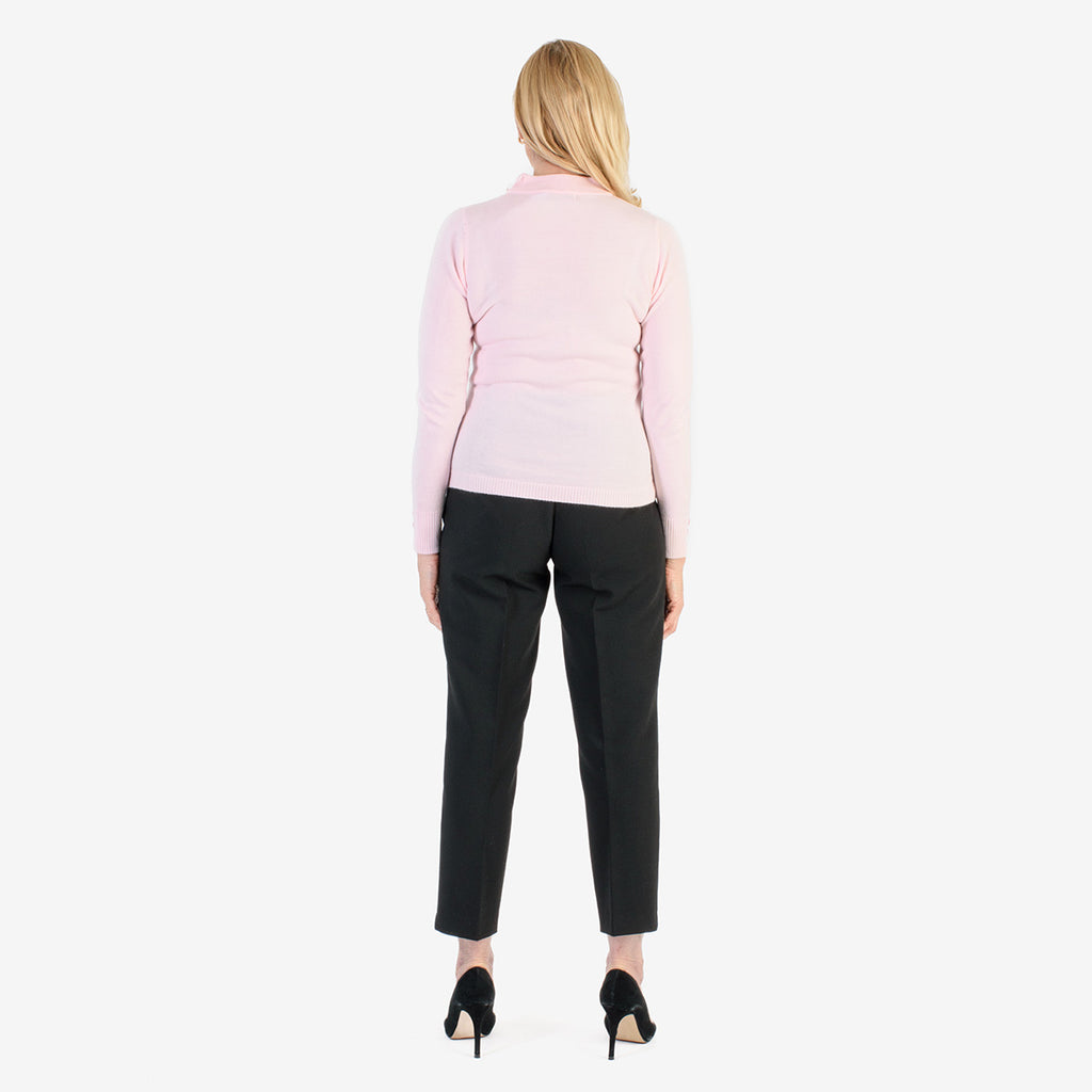 Pure And Natural Acrylic Cashmillon Jumper (Size - 14/16) - Pink_8281249_2