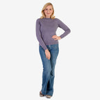 Pure And Natural Acrylic Cashmillon Jumper (Size - 14/16) - Dusky Plum_8281253