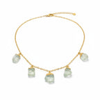 Prasiolite Necklace (Size 16 + 2 Ext) in Yellow Gold Plated 20.00 Ct._8281276