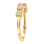 D'Joy Faceted Ethiopian Opal & White Zircon Ring in Yellow Gold Plated Sterling Silver_8282240_3