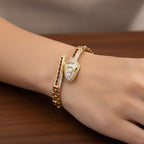 Couture Collection - Multi Colour Cubic Zirconia Serpentine Majesty Bracelet (Size - 7.5) 3.50 Ct._8282258_2