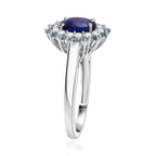 D'Joy Masoala Sapphire, Blue Apatite & White Zircon Ring in Rhodium Overlay Sterling Silver 2.77 Ct._8282307_3