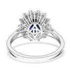 D'Joy Masoala Sapphire, Blue Apatite & White Zircon Ring in Rhodium Overlay Sterling Silver 2.77 Ct._8282307_4