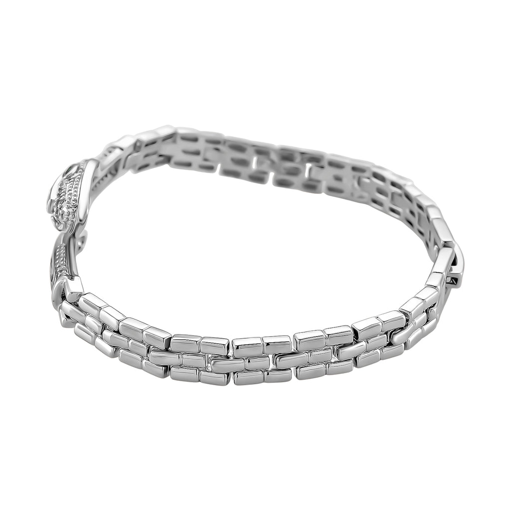 Couture Collection - Multi Colour Cubic Zirconia Serpentine Majesty Bracelet (Size - 7.5) 3.50 Ct._8282375_3