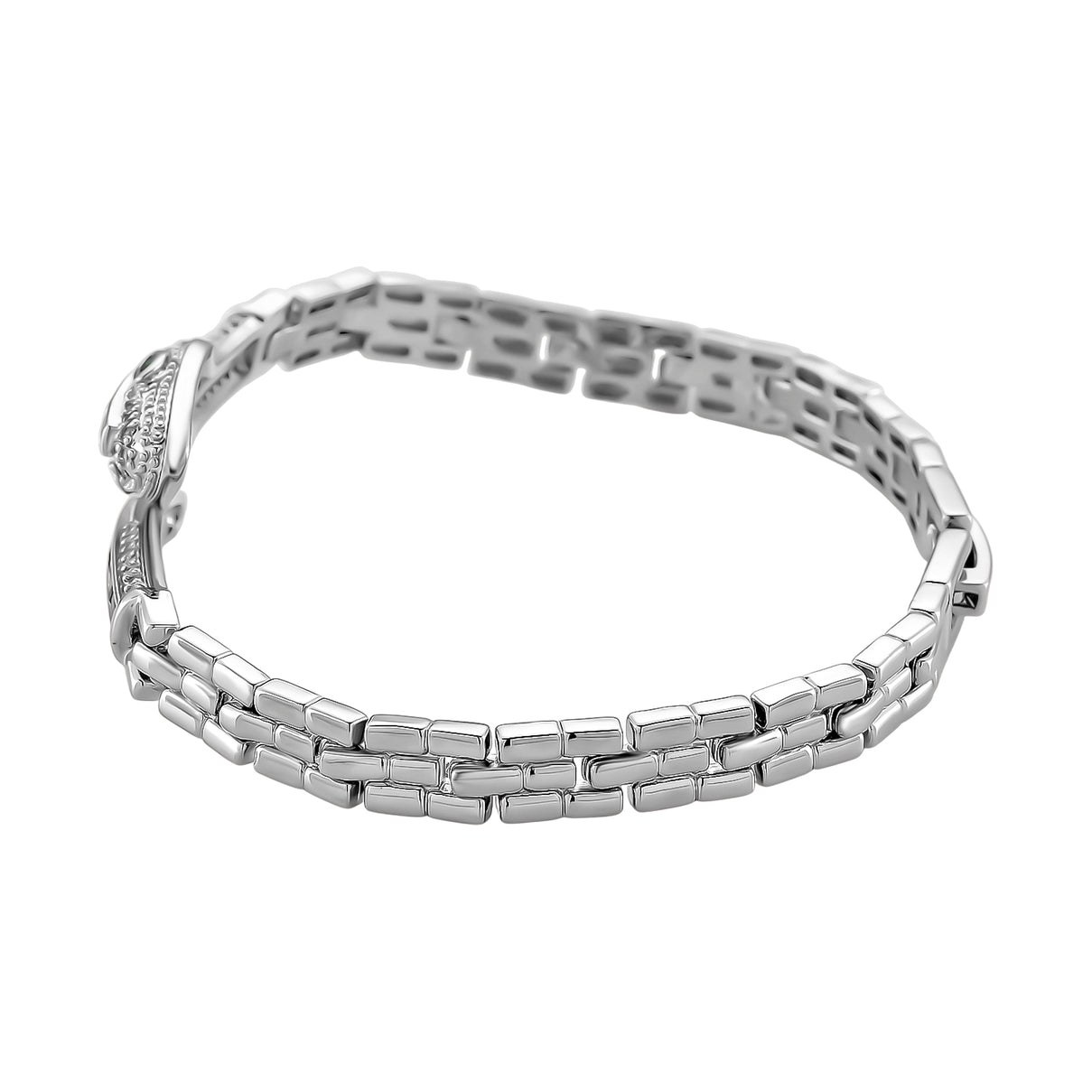Couture Collection - Multi Colour Cubic Zirconia Serpentine Majesty Bracelet (Size - 7.5) 3.50 Ct. V32489696 4