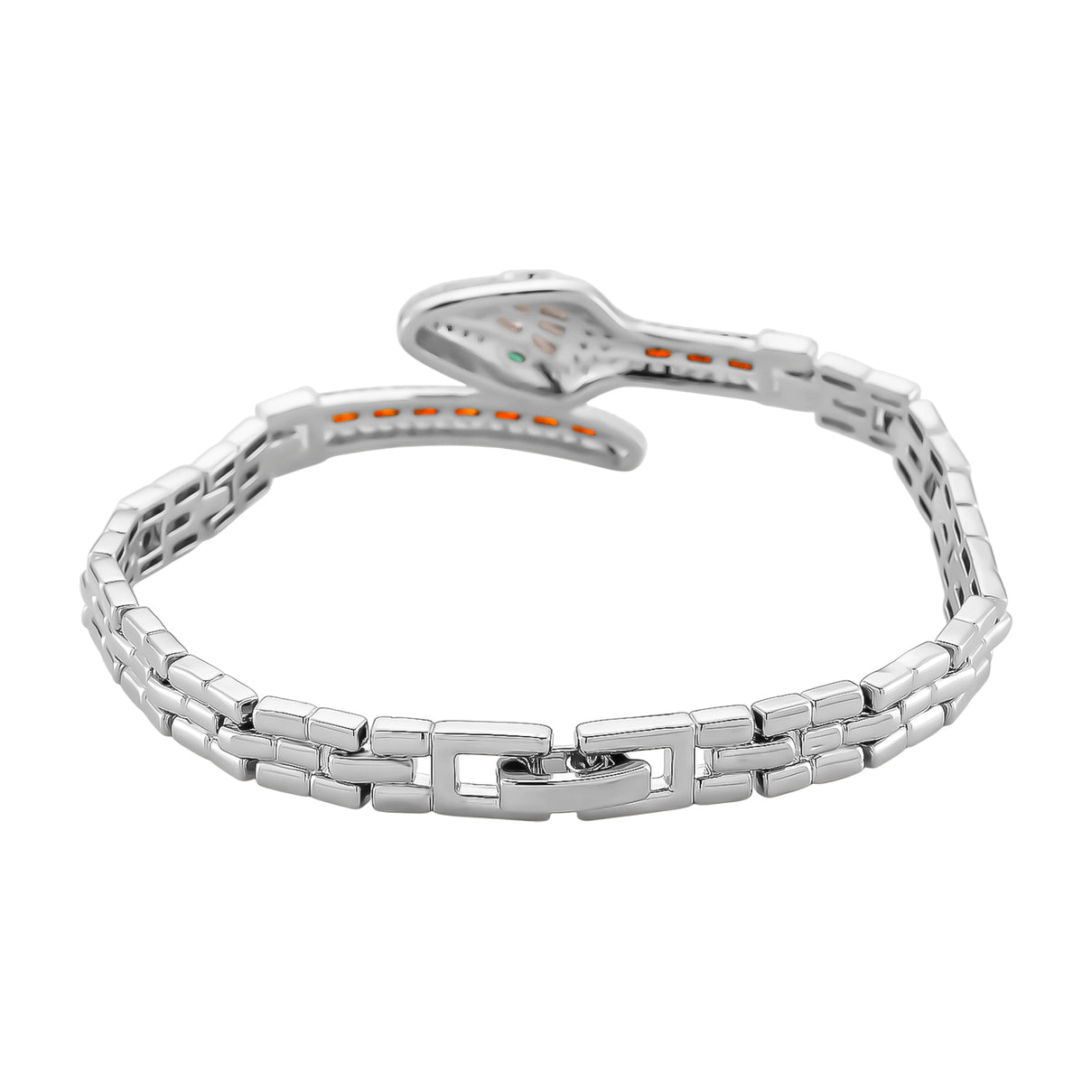 Couture Collection - Multi Colour Cubic Zirconia Serpentine Majesty Bracelet (Size - 7.5) 3.50 Ct. V32489696 5