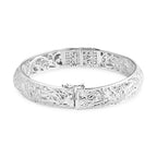 Royal Bali Collection - D'Joy Sterling Silver Bangle (Size - 7.5), Silver Wt. 34.62 Gms_8282879