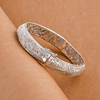 Royal Bali Collection - D'Joy Sterling Silver Bangle (Size - 7.5), Silver Wt. 34.62 Gms_8282879_1