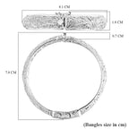 Royal Bali Collection - D'Joy Sterling Silver Bangle (Size - 7.5), Silver Wt. 34.62 Gms_8282879_7