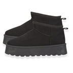 Emma Colleen Mini Platform Boot (Size 6) - Black_8283191