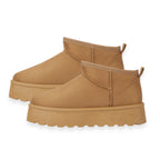 Emma Colleen Mini Platform Boot (Size 6) - Cognac_8283201