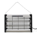 Professional Electric Bug Zapper - 20W, Dual UV Tube, High Voltage 1500V Grid - 30m2 Coverage (25x37.5x6cm)_8283472