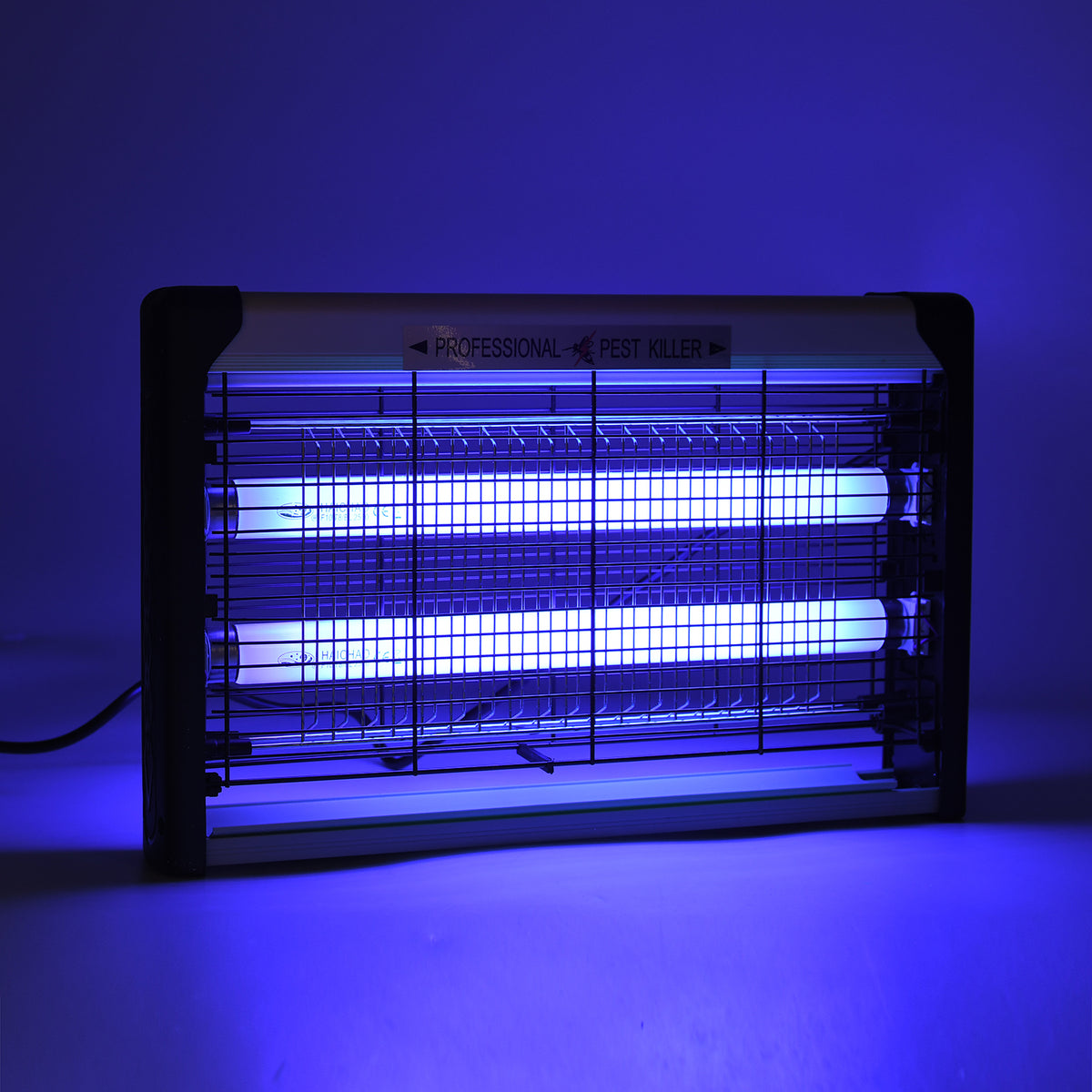 Professional Electric Bug Zapper - 20W, Dual UV Tube, High Voltage 1500V Grid - 30m2 Coverage (25x37.5x6cm) V32582380 2