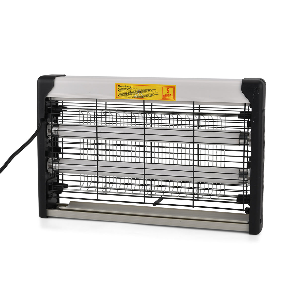 Professional Electric Bug Zapper - 20W, Dual UV Tube, High Voltage 1500V Grid - 30m2 Coverage (25x37.5x6cm) V32582380 5