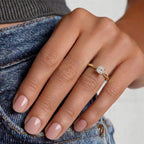Luxuriant - Lab Grown Diamond (SI/G-H) Solitaire Ring in 18K Vermeil Yellow Gold Plated Sterling Silver 1.00 Ct._8284119_2