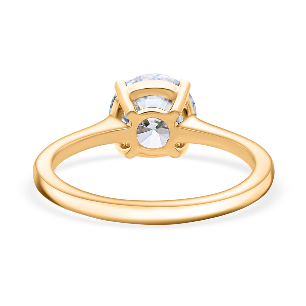 Luxuriant 14K Yellow Gold SGL Certified Lab Grown Diamond (VS/EF) Solitaire Ring 2.00 Ct._8284516_4
