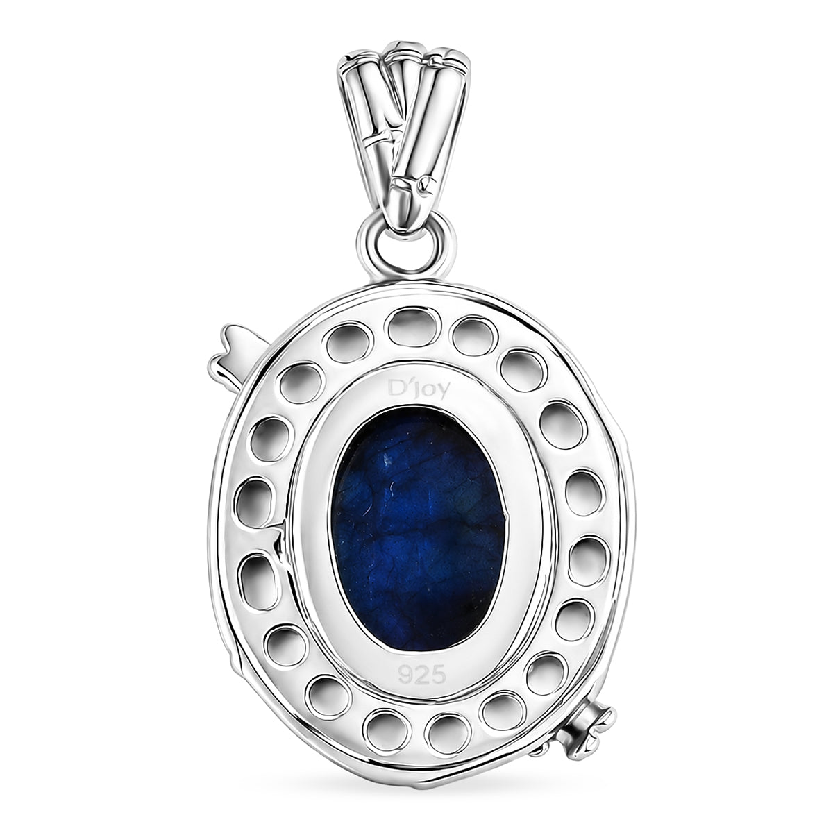 Royal Bali Collection - D'Joy Labradorite Sterling Silver Solitaire Pendant 13.00 Ct. 8285770 5