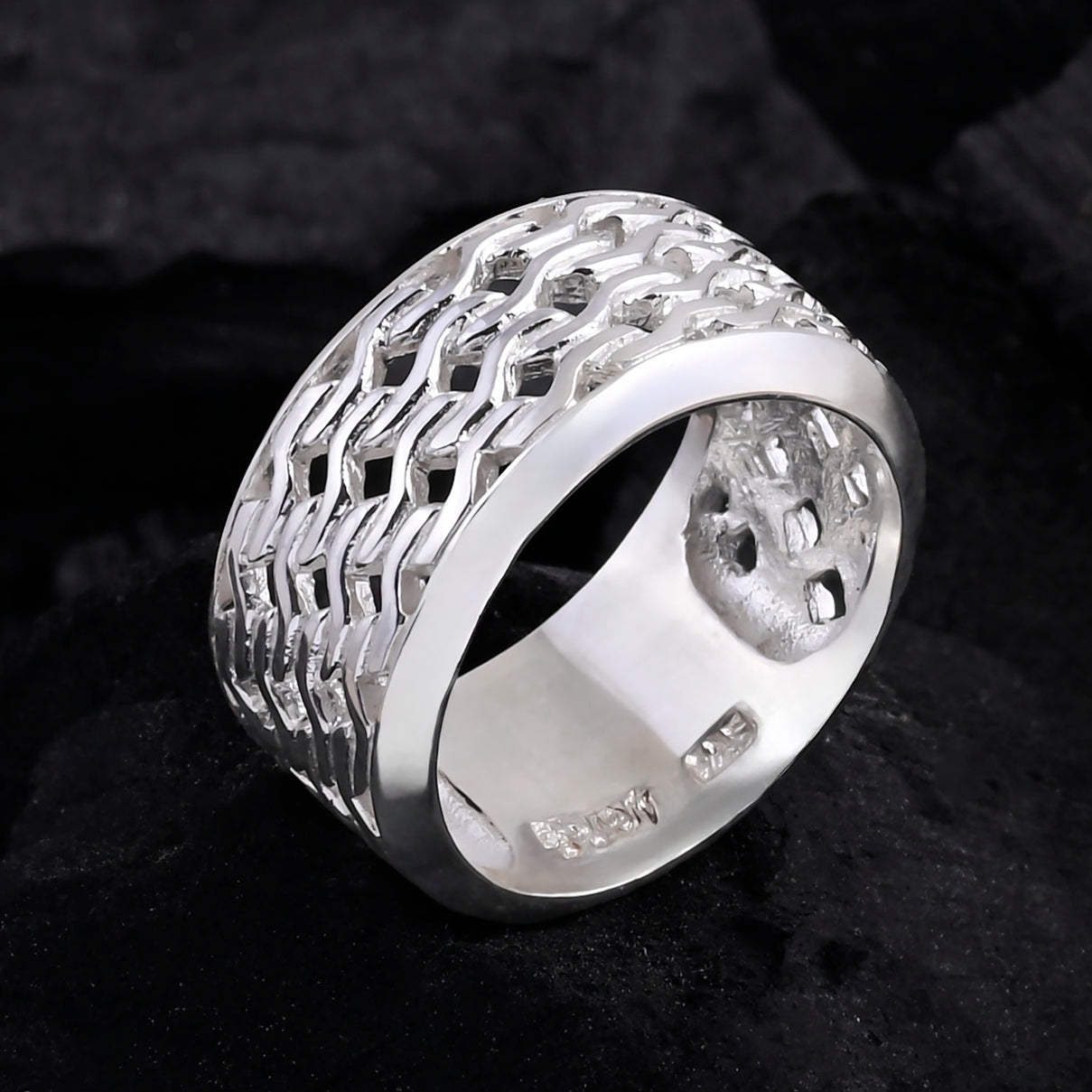 Royal Bali Collection - D'Joy Sterling Silver Band Ring, Silver Wt. 7.90 Gms. 8285872 2