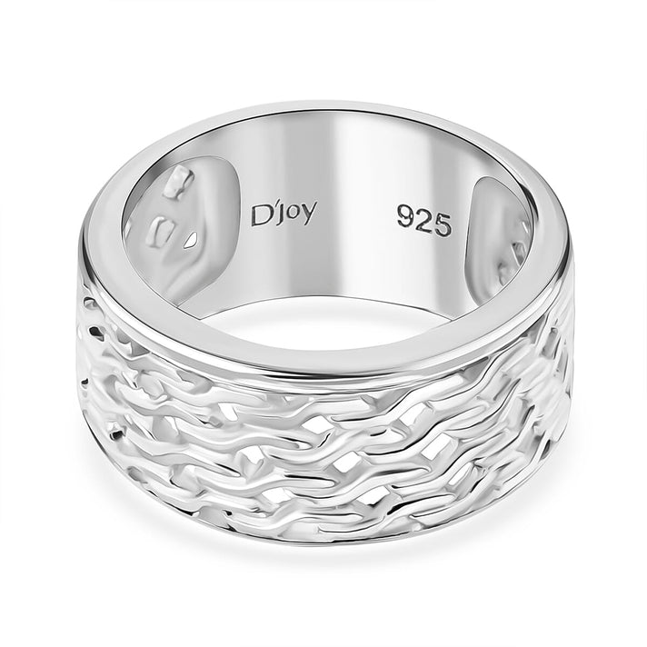 D'Joy Sterling Silver Band Ring, Silver Wt. 7.90 Gms. 8285873 1