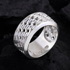 Royal Bali Collection - D'Joy Sterling Silver Band Ring, Silver Wt. 7.90 Gms._8285874_1