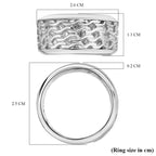 Royal Bali Collection - D'Joy Sterling Silver Band Ring, Silver Wt. 7.90 Gms._8285874_5