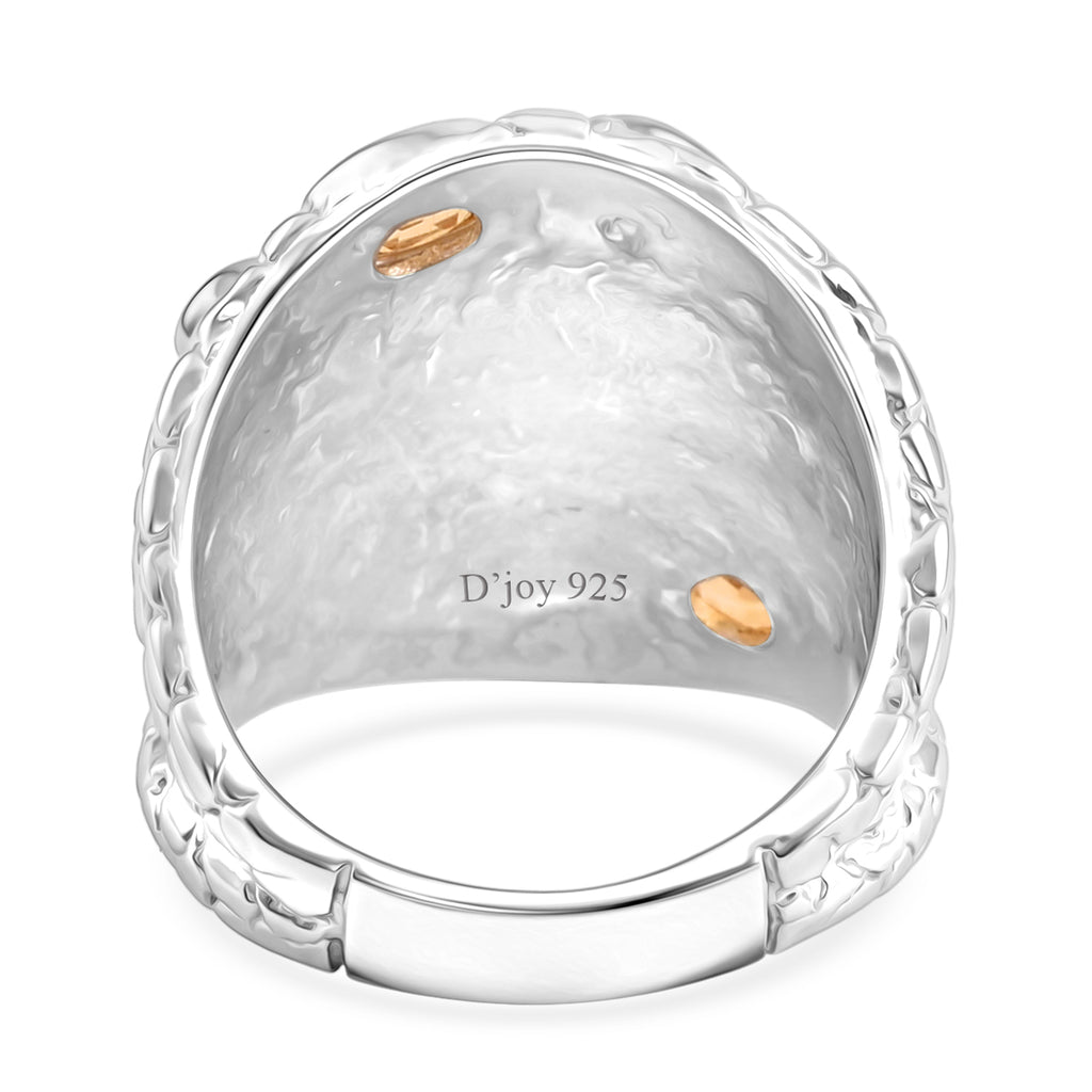 Royal Bali Collection - D'Joy Sterling Silver Multi-Gemstone Dragonfly Ring 1.70 Ct_8285979_4