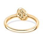 Luxuriant - Lab Grown Diamond (SI/G-H) Cluster Ring in 18K Vermeil Yellow Gold Plated Sterling Silver_8286543_4