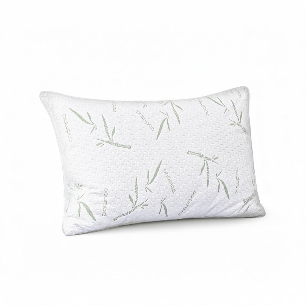 Livmore Ultra-Soft Temperature Regulating Bamboo Waterproof Pillowcase With 2 Layers of Comfort & Protection - Breathable, Antibacterial & Washable (50 x 75Cm)_8286583