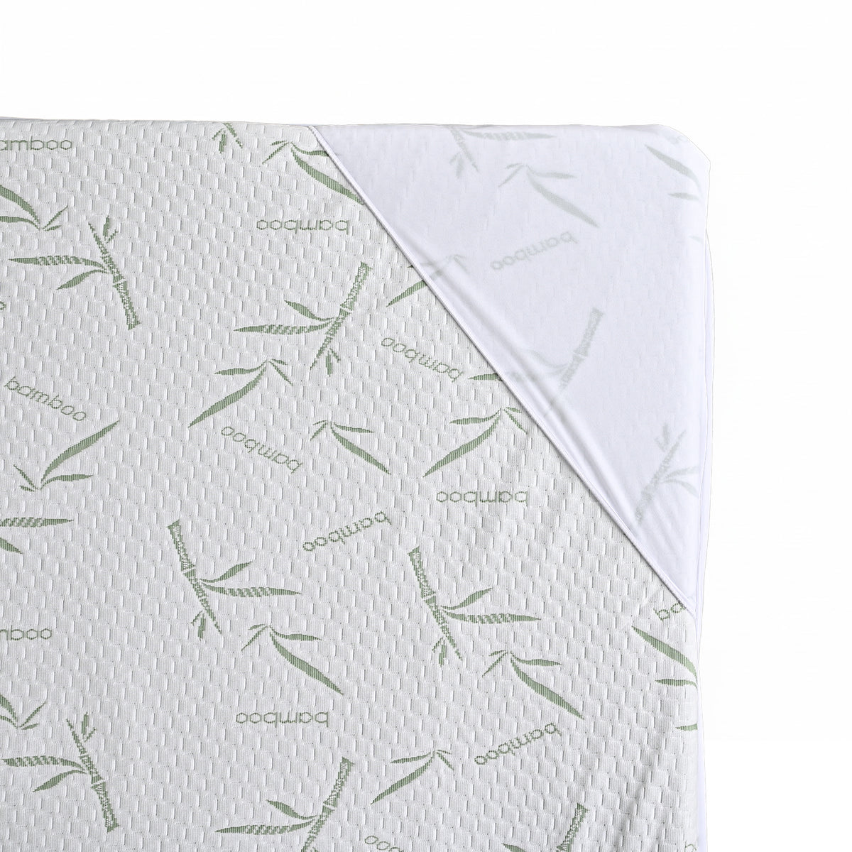 Livmore Quilted Ultra-Soft Temperature Regulating Bamboo Waterproof Mattress Protector With 2 Layers of Comfort &amp; Protection - Breathable, Antibacterial &amp; Washable (Double, 135x190CM) 8286594 3