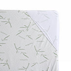 Livmore Quilted Ultra-Soft Temperature Regulating Bamboo Waterproof Mattress Protector With 2 Layers of Comfort & Protection - Breathable, Antibacterial & Washable (Double, 135x190CM)_8286594_2
