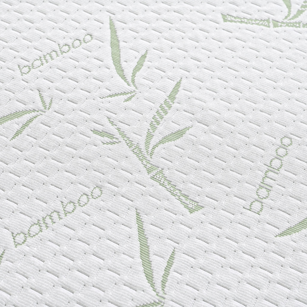 Livmore Quilted Ultra-Soft Temperature Regulating Bamboo Waterproof Mattress Protector With 2 Layers of Comfort & Protection - Breathable, Antibacterial & Washable (Double, 135x190CM)_8286594_3
