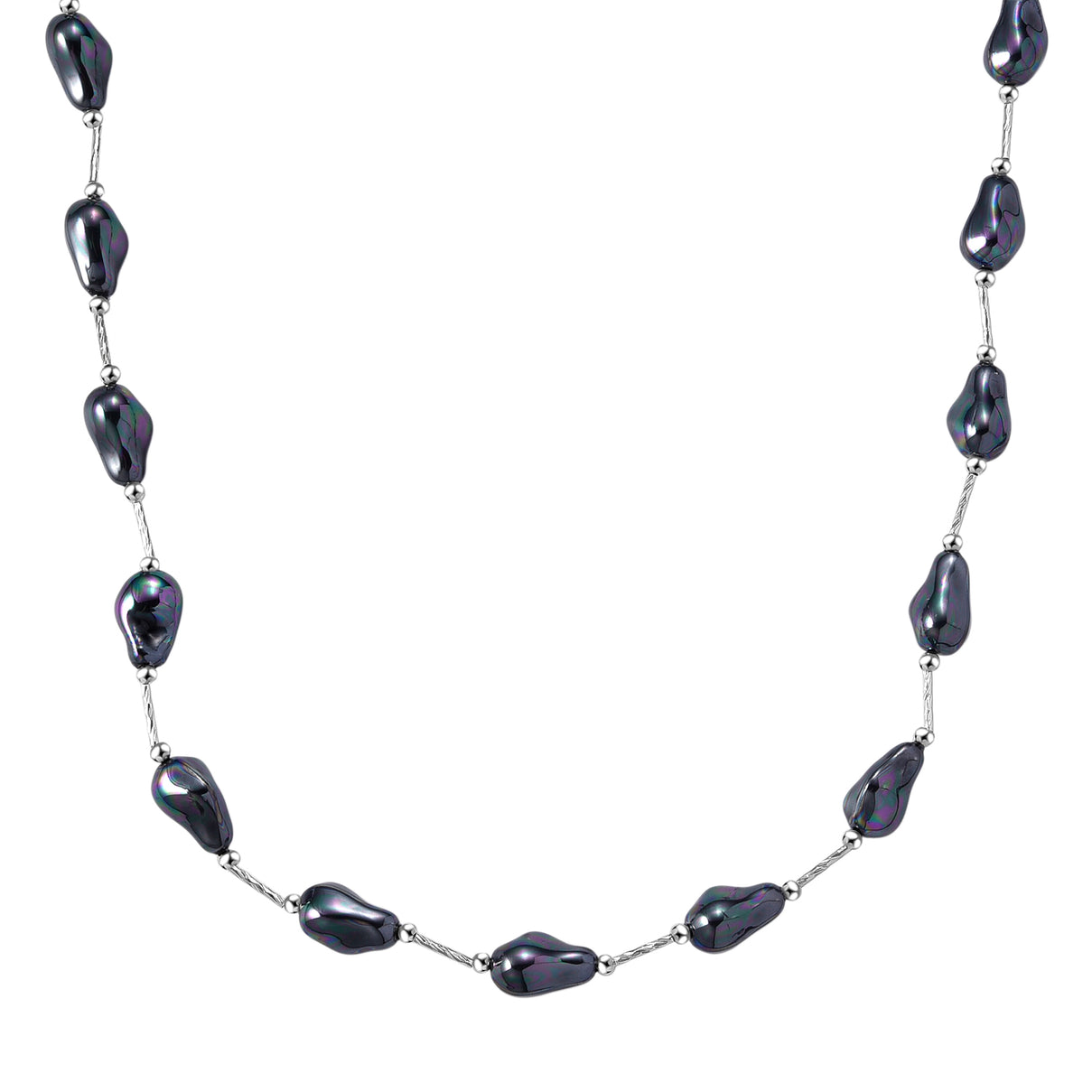 Peacock Shell Pearl Necklace (Size 28 - 2 Ext) with Lobster Clasp 8286952 0