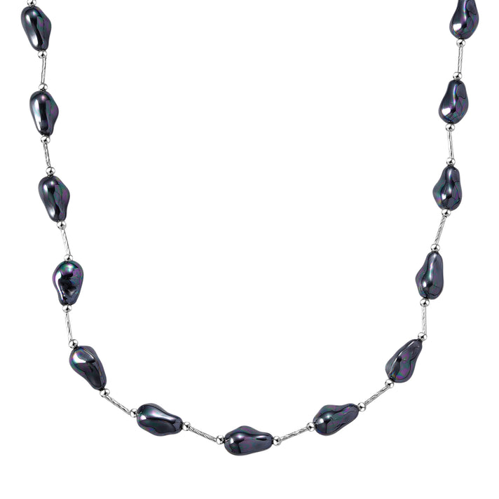 Peacock Shell Pearl Necklace (Size 28 - 2 Ext) with Lobster Clasp 8286952 1