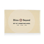 Bliss - Beyond Set of 3 Black Obsidian Gemstone Angel