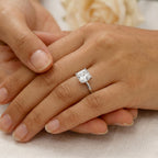 Luxuriant - 950 Platinum SGL Certified (VS/GH) Lab Grown Diamond Cushion Cut Ring 2.00 Ct, Platinum Wt. 4.35 Gms._8287096_2