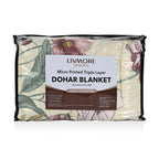 Livmore 4 Season Temperature Regulating Dohar (218 x 228 CM) - Cream & Light Purple_8287108_5