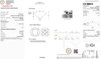 Luxuriant 950 Platinum IGI Certified (VS/EF) Cushion Cut Lab Grown Diamond Ring 3.00 Ct, Platinum Wt. 5.59 Gms._8287239_6