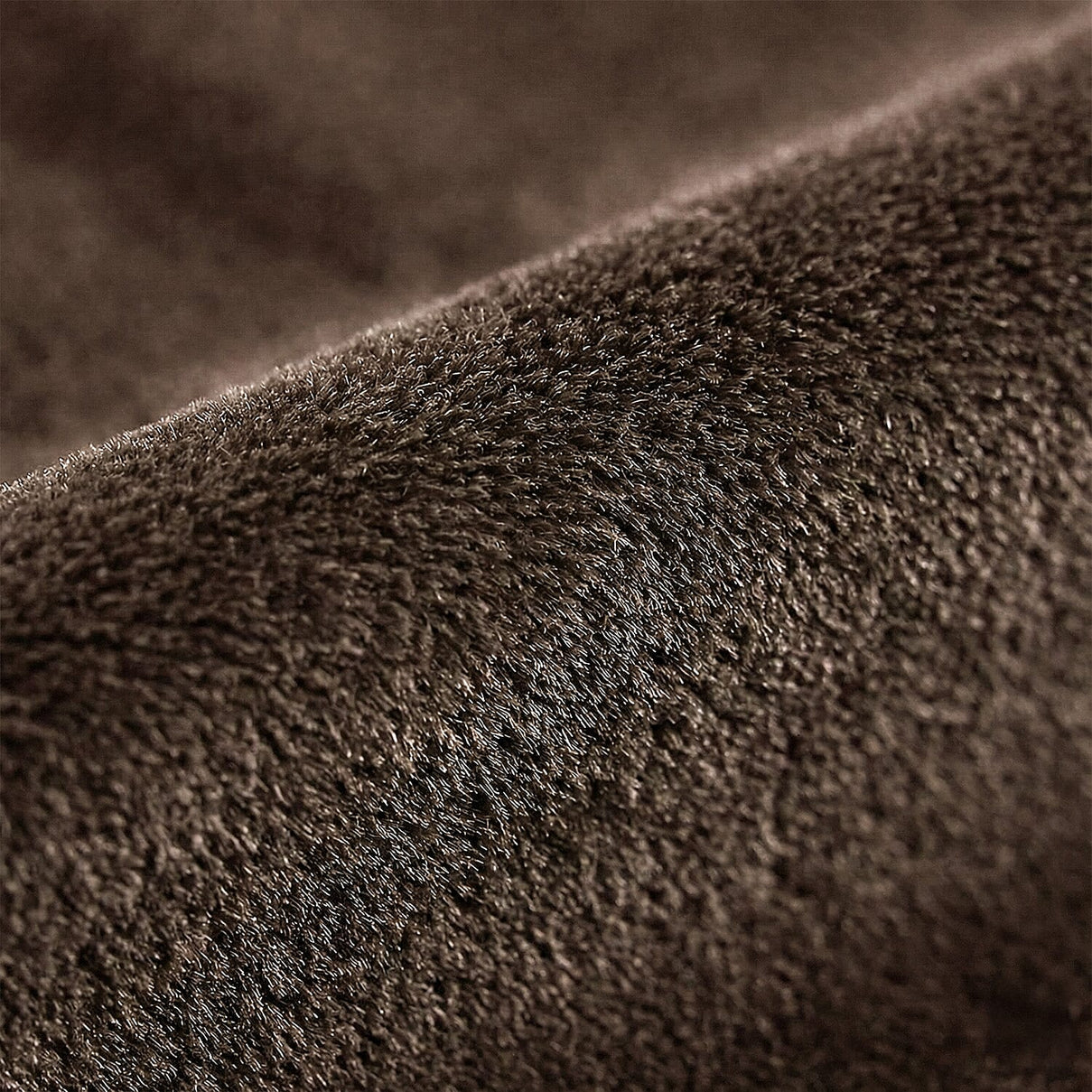 Closeout Offer - Crushed Velvet Ring Top Lined Curtains (66 x 54 inch) - Chocolate 8287302 2