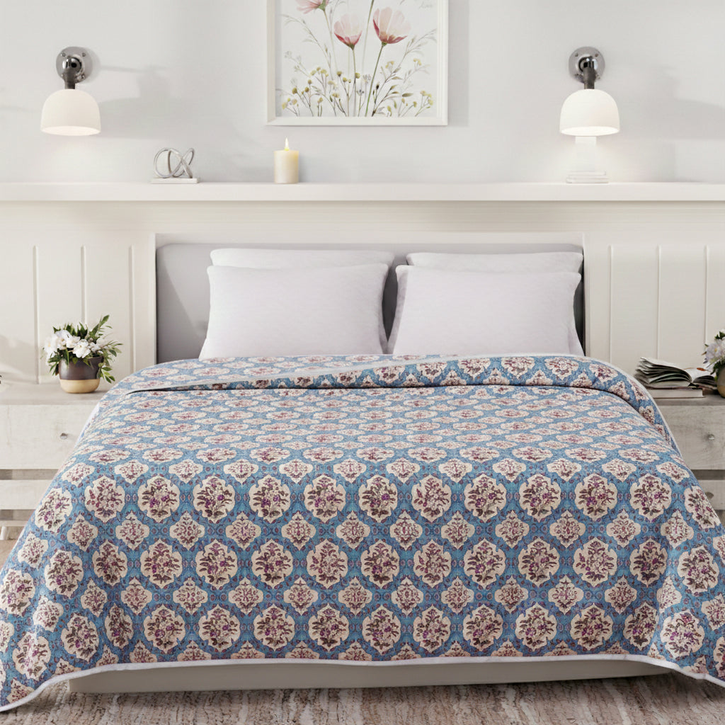 Livmore 4 Season Temperature Regulating Dohar (218 x 228 CM) - Light Blue_8287415_1