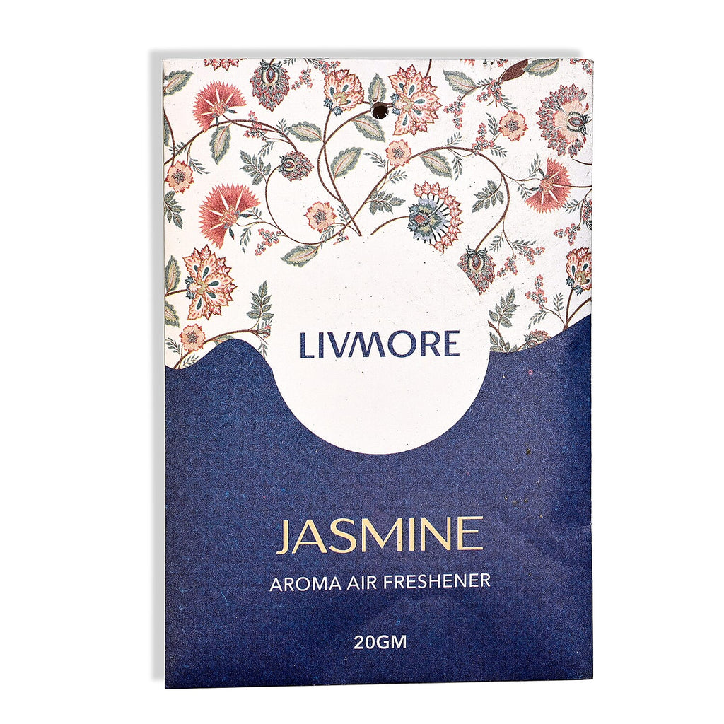 Livmore Jasmine Home Fragrance Set -  Contains 50ml Reed Diffuser with 4 Reed Sticks and 6 Fragrance Sachets_8287419_3