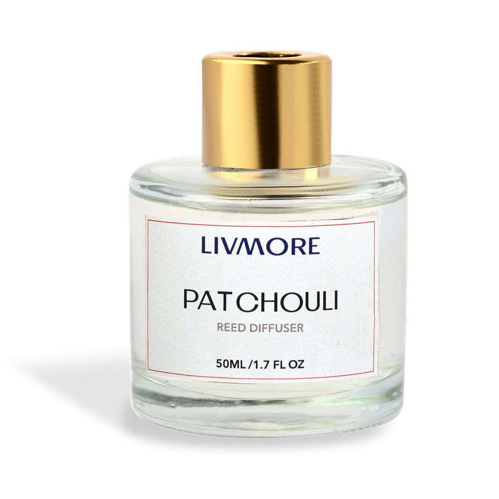 Livmore Patchouli Home Fragrance Set -  Contains 50ml Reed Diffuser with 4 Reed Sticks and 6 Fragrance Sachets_8287470_5