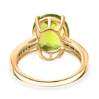 9K Yellow Gold AAA Peridot & Zambian Emerald Ring 4.90 Ct._8291148_4