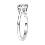 Luxuriant Lab Grown Diamond (SI/GH) Solitaire Ring in Rhodium Overlay Sterling Silver 1.05 Ct._8291803_3