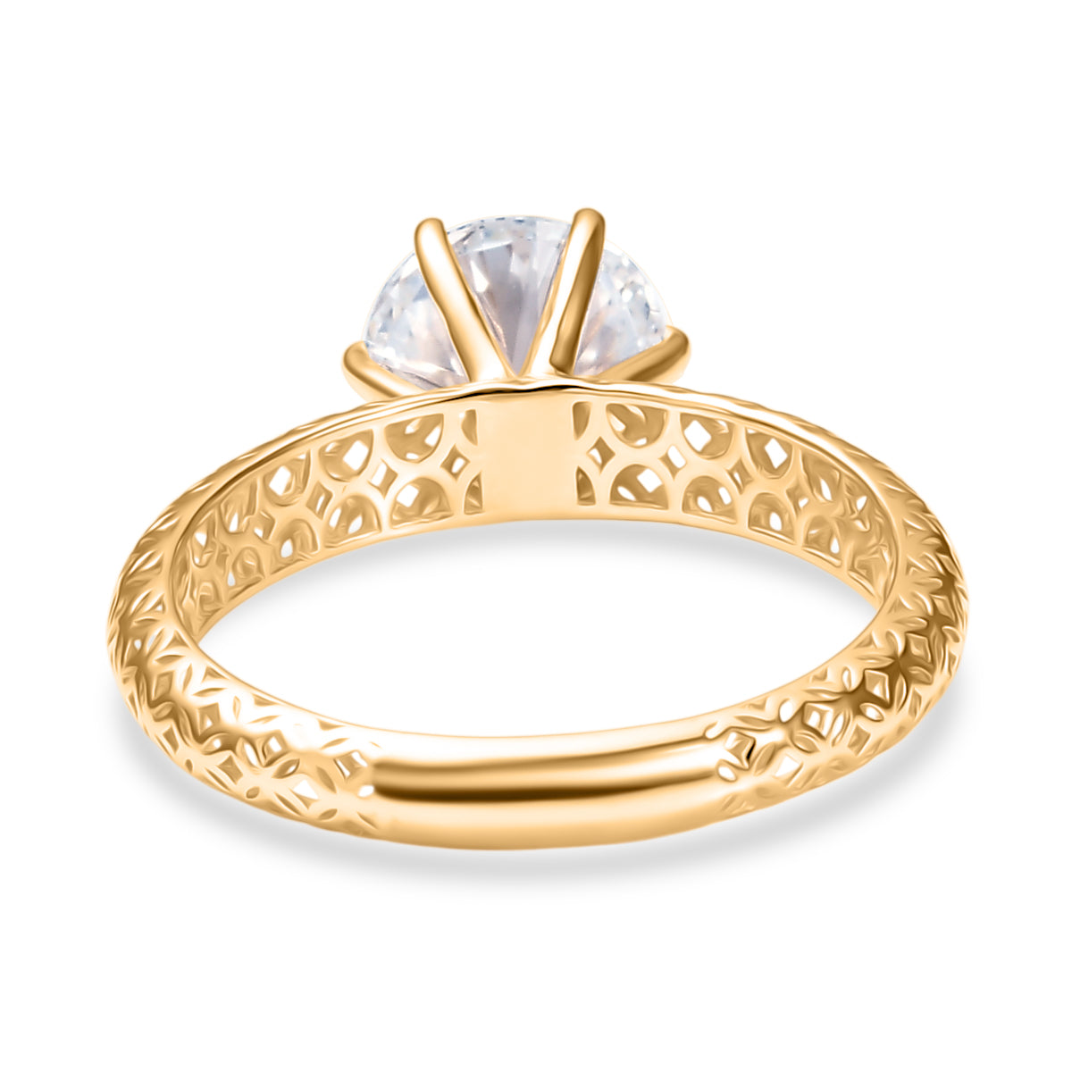 LUXURIANT 2 Ct. Lab Grown Diamond Solitaire Ring in 9K Gold, IGI Certified 8291953 5