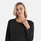 La Marey Viscose Classic Round Neck T-Shirt (Size M, 12-14) - Dark Gray_8291981_4