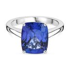 Rhapsody 950 Platinum AAAA Tanzanite Solitaire Ring 4.54 Ct, Platinum Wt. 4.87 Gms._8292950