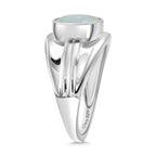 D'Joy Ethiopian Opal Solitaire Ring in Rhodium Overlay Sterling Silver 1.12 Ct._8293010_3