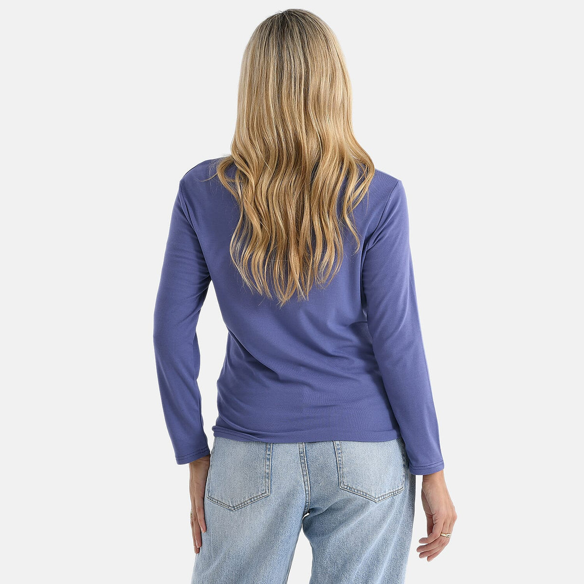 La Marey Classic Stretch Rayon Top (Size 14 To 16) - Purple V32556334 2